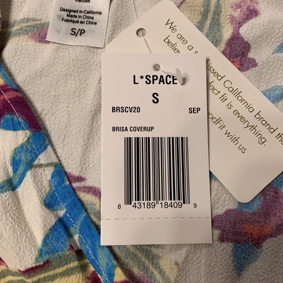 NWT L Space Brisa Kimono Dress Coverup - Picture 9 of 9